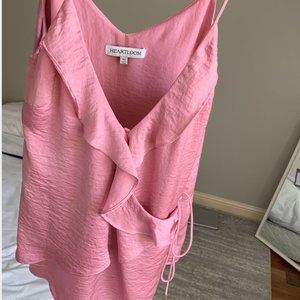 XS Heartloom pink tank top
